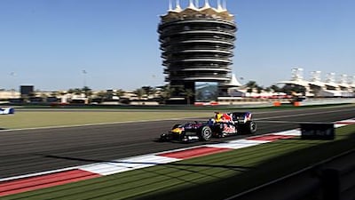 Sebastian Vettel at the Bahrain circuit in March 2010. Organisers of the Bahrain Grand Prix are hoping to reschedule their race for October 11, which has already been designated as the date of the inaugural Indian GP, with the India event moved back to December.