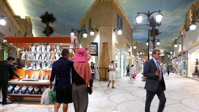 The Tunisia court in Ibn Battuta Mall. Pawan Singh / The National