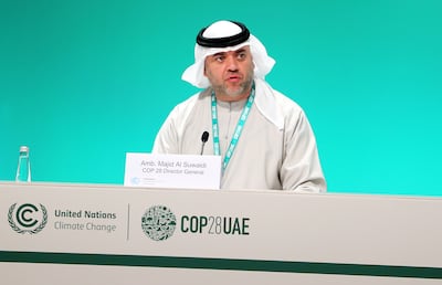 Majid Al Suwaidi, chief executive of Alterra says climate finance efforts should be ramped up. Pawan Singh / The National