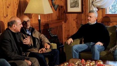 Lebanese politician Sleiman Franjieh (right). (Omar Ibrahim / Reuters)