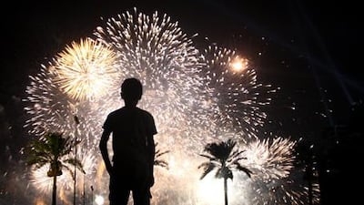 Starstruck: Fireworks herald Muammer Qadafi's 40th year in power but relations between Libya and the West remain fragile.