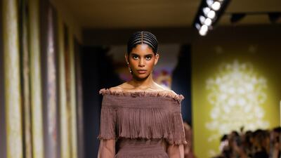 Silhouettes were loose and comfortable.