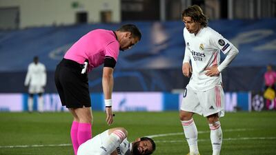 Nacho Fernandez 8 - Under pressure against a better organised team in the first half. Rapid and made key tackles down the right. He can mix it and he was booked for it. AFP