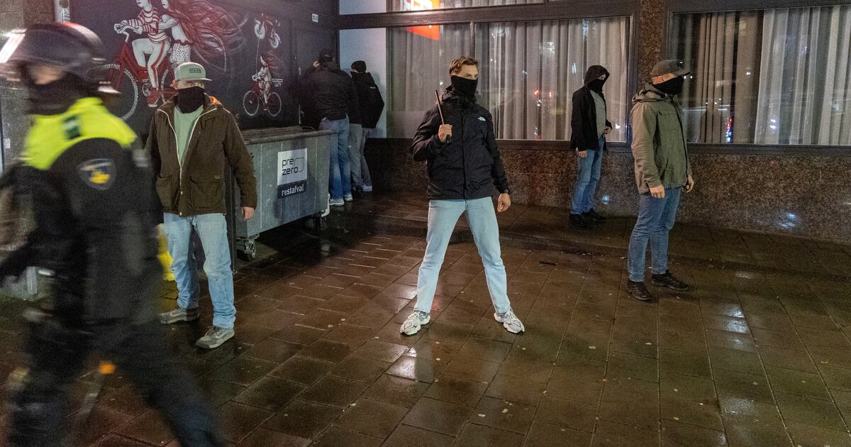 Dutch Rioters Amsterdam riot police make more arrests as tram incident fuels tension ...