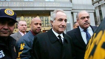 Bernard Madoff was sentenced to 150 years in prison after being found guilty of running a $50 billion Ponzi scheme. Getty Images / AFP