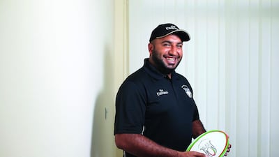 Yousuf Shaker led the all-Emirati national sevens side to its first win and is a qualified coach. Sarah Dea / The National