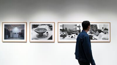 Lamya Gargash’s photography was displayed in the exhibition Gateway: Fragments, Yesterday and Today at Abu Dhabi Art in 2019. Reem Mohammed / The National