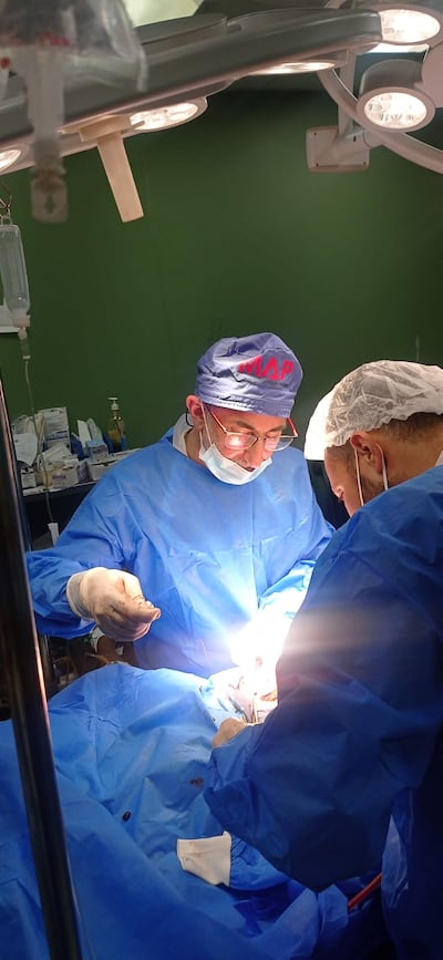 Saladin Sawan, a surgeon who operated in Gaza. Photo: Saladin Sawan