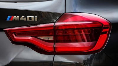 The six-cylinder engine produces 355hp. Victor Besa / The National