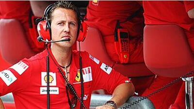 It had been hoped that Michael Schumacher's second farewell to Formula One would have been on November 1 in Abu Dhabi.