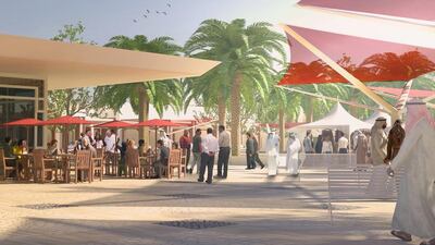 More than 400 villas are planned for Emiratis in a beachfront community development in Al Gharbia in the Western Region of Abu Dhabi. Courtesy Abu Dhabi Urban Planning Council