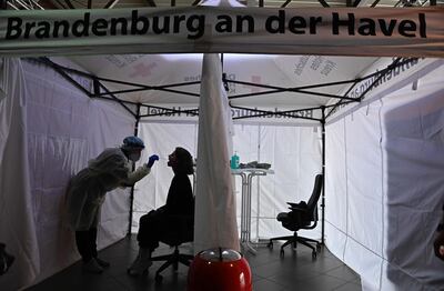 Vaccination centres will be set up around Germany. AFP