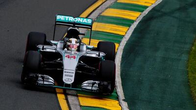 Mercedes-GP and Lewis Hamilton are likely to dominate this season despite the new qualifying rules. Diego Azubel / EPA