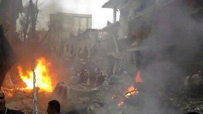 At least five people were killed and dozens wounded in a car bomb attack in southern Damascus, Syrian state television said.