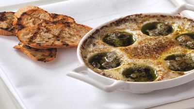 Escargo in garlic butter from La Brasserie at Taste of Abu Dhabi 2019
