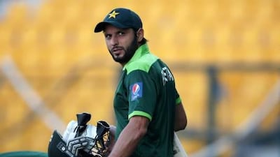 Shahid Afridi, the captain of Pakistan’s scandal-hit cricket team.