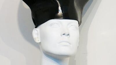 A vintage hat design by Pierre Cardin. Courtesy Pierre Cardin Museum