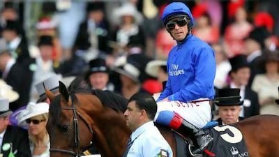 The last time Farhh was paired with Frankel, in 2010, he got worked up in the stalls and was withdrawn before the race. David Davies / PA