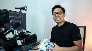 Jay Adrian Tolentino says financial coaching has given him far better returns than any other asset class. Victor Besa / The National