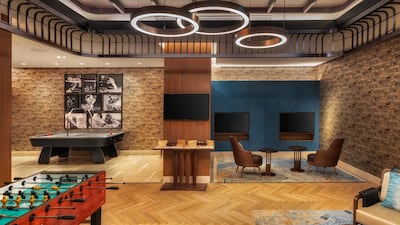 The resort has a dedicated games room.