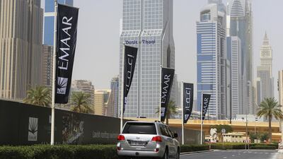 Emaar's shares closed down 3.38 per cent on the day, ending the week at Dh10 apiece, their lowest level in two weeks. Sarah Dea / The National