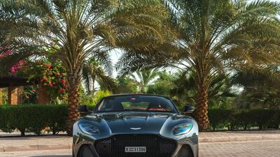 The gaping front grille demands attention. Aston Martin
