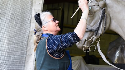The life-sized bronze statue will be unveiled at the Royal Military Academy Sandhurst before a long weekend of platinum jubilee celebrations. Photo: Miranda Meiklejohn