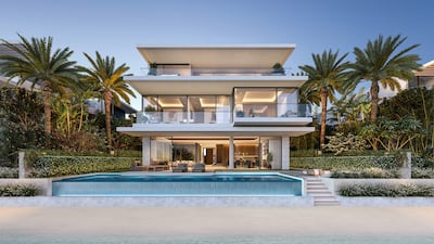 A villa at Palm Jebel Ali. Photo: Nakheel