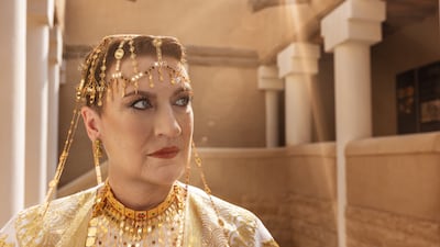 Soprano Sarah Connolly will play the title role in the Saudi grand opera Zarqa Al Yamama. Photo: Opera Hwadi