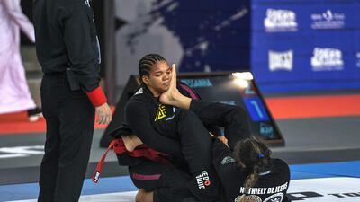 Gabrieli Pessanha and Nathiely de Jesus, both from Brazil