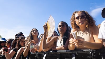 The crowd ahead of this year's Wireless Festival at Finsbury Park in London. PA