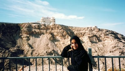 On the Jebel Hafeet Survey in 2002. Photo: Dr Shaikha Al Dhaheri