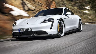 The Porsche Taycan is the German car brand's new electric sports car and is the world's first mass-market vehicle of its kind. Courtesy Porsche