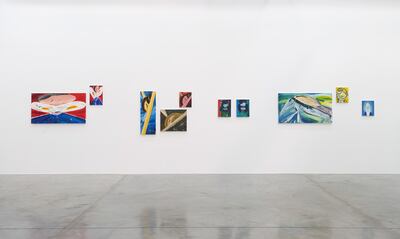 Artist Amir Khojasteh creates his own style of portraiture as he skews and stretches the features of his subjects. Courtesy of Carbon 12