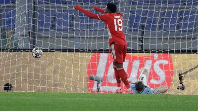 Lazio's Francesco Acerbi scores an own goal. AP