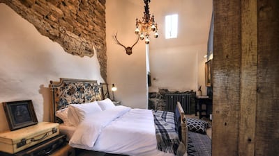 The Speel room - one of five in Kilmartin Castle. Courtesy Kilmartin Castle