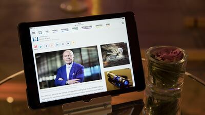 Since the relaunch at the start of July, The National has seen digital traffic grow by 40 per cent.