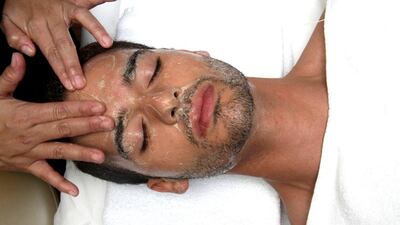 The Revitalizer Facial, a multi-layered face fixer of masks and peels based around products from the top British skincare brand Heaven. Courtesy NStyle International