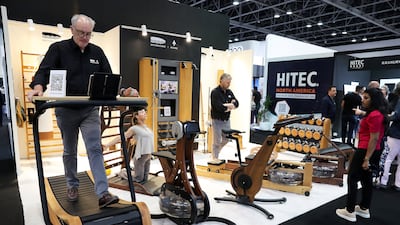 Everything from gym equipment to kitchen appliances is on display at the event