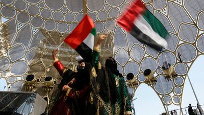 The UAE's 50th National Day celebrations. Entrepreneurs can learn valuable lessons from the Emirates' vision and strategy. EPA