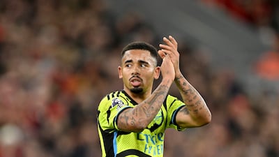 Had a chance in the 13th minute but blazed his effort wide. Did well to slip Saka through on goal with a beautiful pass in the first half. Getty Images