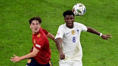 Gavi, 18, a midfielder, also came through through the ranks at Barcelona and will represent Spain in Qatar. Getty