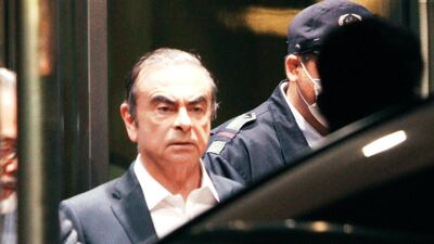 Arrested former chairman of Nissan Carlos Ghosn hosted a lavish party in the Palace of Versailles on March 9, 2014. AP Photo