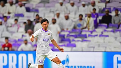 Tsukasa Shiotani. Played a key role for Al Ain to complete the Arabian Gulf League and President’s Cup double for the first time ever after arriving at the club in the summer of 2017. He scored the opening goal for Al Ain in the Club World Cup against Team Wellington and has been a solid influence on the pitch overall. AFP