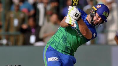 Multan Sultans' Rilee Rossouw scored an unbeaten ton against Quetta Gladiators on Saturday. AP