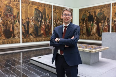Guilhem Andre, director of scientific, curatorial and collection management at Louvre Abu Dhabi. Victor Besa / The National