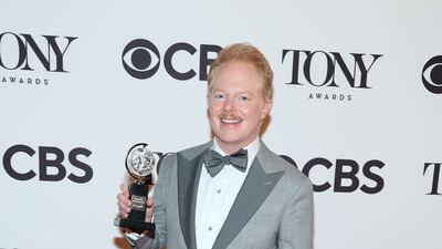 US actor Jesse Tyler Ferguson goes grey. AFP