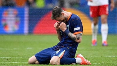 Netherlands' Wout Weghorst celebrates after his goal earned a 2-1 win over Poland at Euro 2024. Reuters