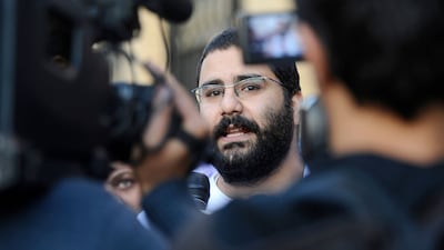 Egyptian activist Alaa Abdel Fattah was a central figure in Egypt’s 2011 uprising that forced Hosni Mubarak to step down from power. AFP