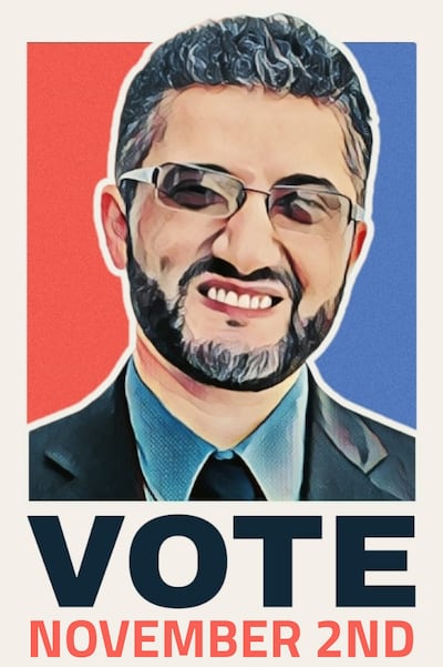 A campaign poster for Amer Ghalib for the mayoral elections last year in Hamtramck, Michigan. Photo: Amer Ghalib